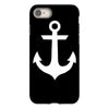 anchor black sailor vintage style navy nautical iPhone 8