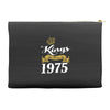 kings are born in 1975 Accessory Pouches
