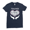 heart of a teacher. if you think my hands are full, you should see my Ladies Fitted T-Shirt