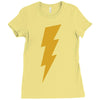 lightning bolt camera flash Ladies Fitted T-Shirt