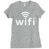 wifi Ladies Fitted T-Shirt