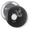 crazy cow Pin-back button