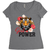 Girl Power Women's Triblend Scoop T-shirt