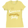 queens are born in july Ladies Fitted T-Shirt