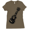 ukulele Ladies Fitted T-Shirt
