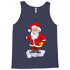 father christmas ringing xmas bells santa Tank Top