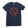 no cell phones Ladies Fitted T-Shirt