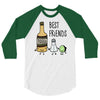 tequila   best friends 3/4 Sleeve Shirt