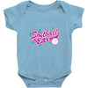 softball diva neon Baby Onesie