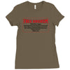 Free Orgasm Coupon Ladies Fitted T-Shirt