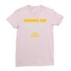drone on Ladies Fitted T-Shirt