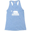 california bear Racerback Tank