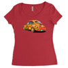 sixties vw beetle, ideal gift or birthday present Women's Triblend Scoop T-shirt