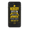 nobody exists on purpose iPhone 7 Plus Case