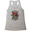 pirate zombie skull Racerback Tank