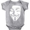 v per vendetta face film horror cinema&amp;tv Baby Onesie