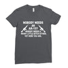 nobody needs an ar 15 Ladies Fitted T-Shirt