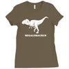 megalosaurus dinosaur Ladies Fitted T-Shirt