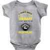 I Dont Need Therapy Need Pin Bowling Baby Onesie