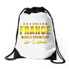 World Champion France 2018 Les Blues Drawstring Bags