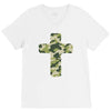 croce militare V-Neck Tee