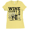 Wine Club Ladies Fitted T-Shirt