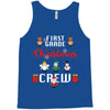 first grade christmas crew Tank Top
