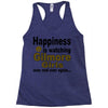 happiness is watching gilmore girls Racerback Tank