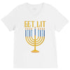 get lit V-Neck Tee