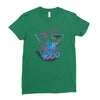 over 9000 80's Ladies Fitted T-Shirt