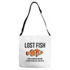 lost fish Adjustable Strap Totes