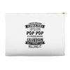 Super Cool Pop Pop Of A Freaking Awesome Grandson Accessory Pouches