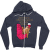 hi quality frenchie Zipper Hoodie