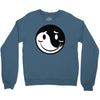 yin yang smiley Crewneck Sweatshirt