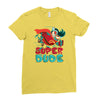 super dude Ladies Fitted T-Shirt