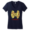 pie fighter Women's V-Neck T-Shirt
