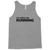 i'd rather be running funny cool run runner marathon sport athlete shi Tank Top