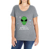 Sorry i Don't Speak Human Ladies Curvy T-Shirt