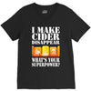 funny i make cider disappear, ideal gift or birthday present. V-Neck Tee