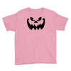 evil pumpkin face halloween costume Youth Tee