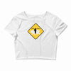 bear shark Crop Top