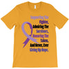 supporting the fighter, admiring the survivors, honoring the taken T-Shirt