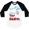 Good Girl Go To Heaven Bad Girl Ride With Daryl 3/4 Sleeve Shirt