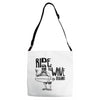 ride the wave california Adjustable Strap Totes