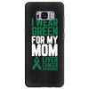 i wear green for my mom liver cancer awareness Samsung Galaxy S8 Plus Case