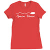 sperm donor humor Ladies Fitted T-Shirt