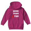 avengers more than a fan white logo Youth Hoodie
