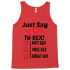 Yes To Sex! Tank Top