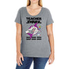 Teacher Shark Doo Ladies Curvy T-Shirt