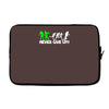 zombie never give up fun Laptop sleeve